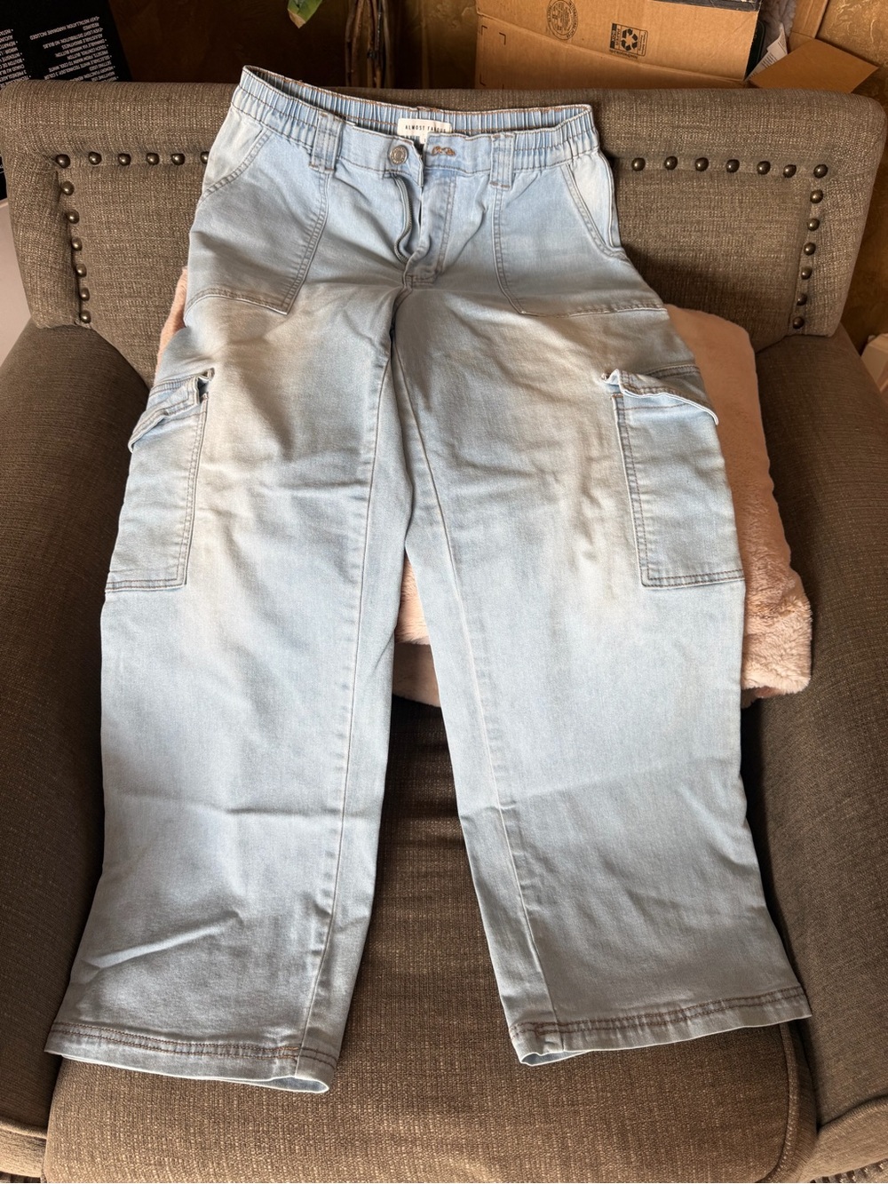 Light Blue Junior ’s Cargo Jeans